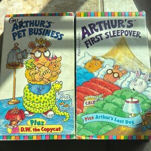 Arthur's vhs arthurs pet business Arthur’s sleepover